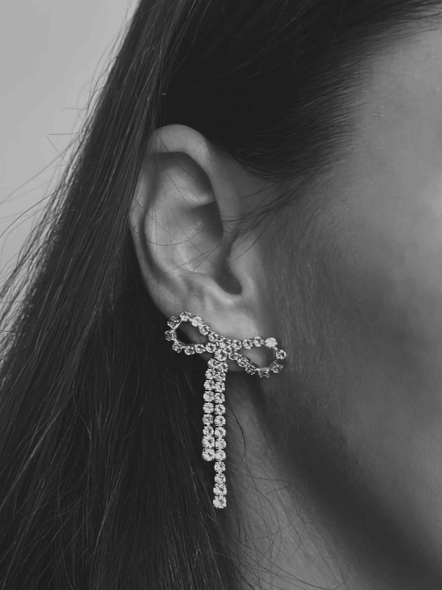 Pico Arco Large Crystal Studs